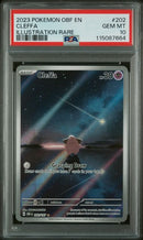 CLEFFA ILLUSTRATION RARE 2023 POKEMON OBF EN-OBSIDIAN FLAMES PSA 10