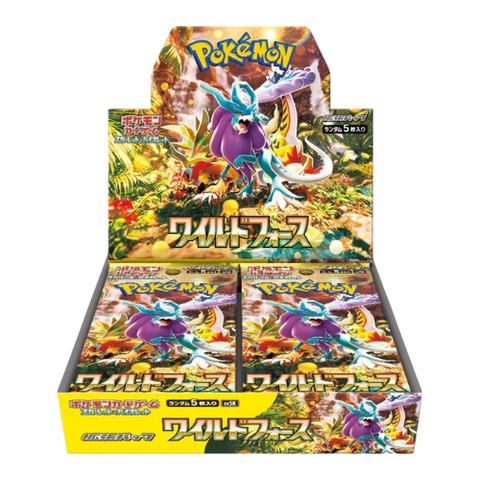 Japanese Scarlet & Violet - Wild Force Booster Box SV5K