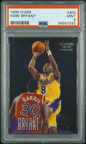 1996 FLEER #203 KOBE BRYANT