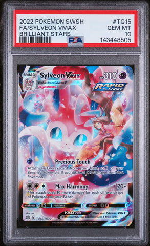 PSA 10 - FA/SYLVEON VMAX BRILLIANT STARS 2022 POKEMON SWORD & SHIELD BRILLIANT STARS