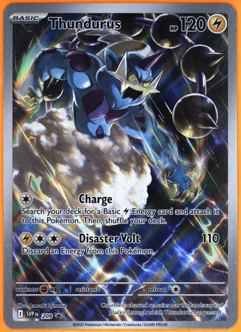TAG 9 - THUNDURUS 2025 2025 POKÉMON SCARLET & VIOLET BLACK STAR PROMOS #209 TAG 9