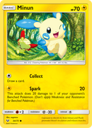 Minun (34/73) [Sun & Moon: Shining Legends]