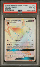PSA 10 - FA/ESPEON GX SECRET 2017 POKEMON SUN & MOON