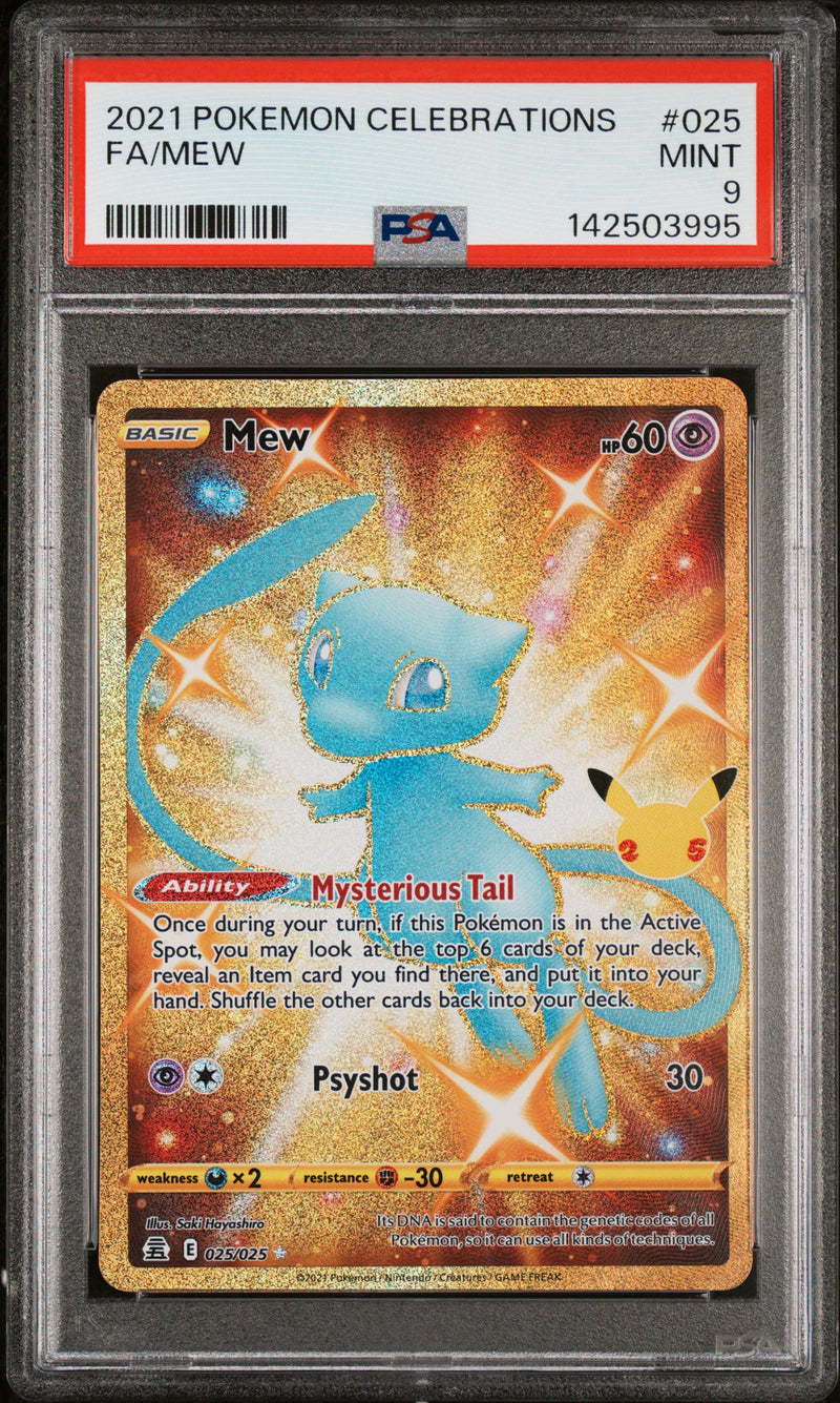 PSA 9 - FA/MEW 2021 POKEMON CELEBRATIONS